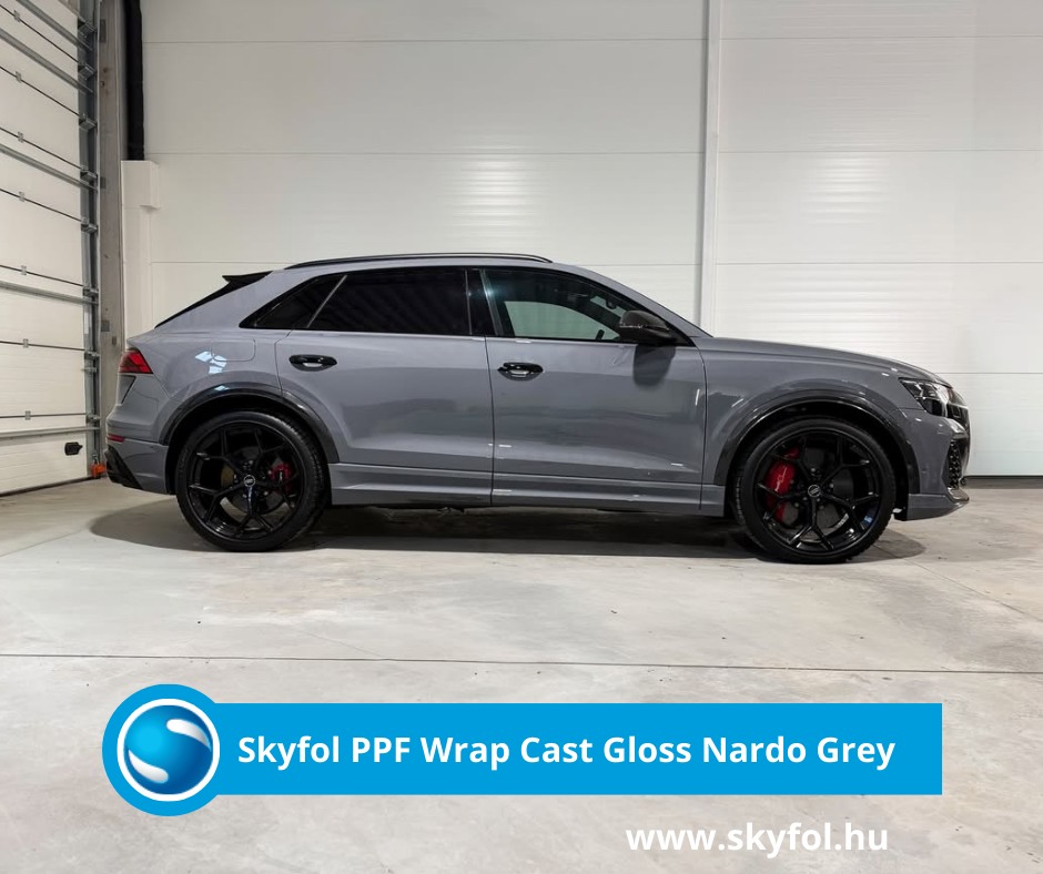 Skyfol PPF Wrap Cast – Gloss Nardo Grey????Ha fontos számodra az autód megjelenése és hosszú távú védelme, a Skyfol PPF Wrap színes karosszériavédő fólia az ideális választás.Az öntött poliuretán alapanyagnak köszönhetően a fólia tökéletesen illeszkedik az összetett karosszériaelemekhez is.Prémium védelem, egyedi megjelenés. @speedstyling Skyfol PPF Wrap Cast – Gloss Nardo Grey????Ha fontos számodra az autód megjelenése és hosszú távú védelme, a Skyfol PPF Wrap színes karosszériavédő fólia az ideális választás.Az öntött poliuretán alapanyagnak köszönhetően a fólia tökéletesen illeszkedik az összetett karosszériaelemekhez is.Prémium védelem, egyedi megjelenés. @speedstyling