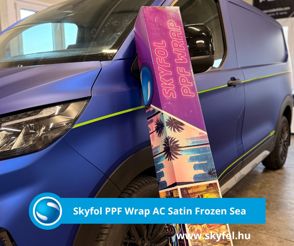 Ismerd meg a Skyfol PPF Wrap AC – Satin Frozen Sea fóliát!????Ez a légcsatornás karosszériavédő fólia nemcsak védi az autód fényezését a kőfelverődések és karcolások ellen, de stílusos, szatén fényű, kék megjelenést is kölcsönöz neki.Előnyök:✅Könnyű, száraz telepítés a légcsatornás kialakításnak köszönhetően✅Tartósabb, mint a hagyományos PVC autócsomagoló fóliák✅Egyedi, prémium megjelenés✅A PPF anyag további karosszériavédő tulajdonságaiAdj autódnak stílust és védelmet egyszerre!@szabo_folia Ismerd meg a Skyfol PPF Wrap AC – Satin Frozen Sea fóliát!????Ez a légcsatornás karosszériavédő fólia nemcsak védi az autód fényezését a kőfelverődések és karcolások ellen, de stílusos, szatén fényű, kék megjelenést is kölcsönöz neki.Előnyök:✅Könnyű, száraz telepítés a légcsatornás kialakításnak köszönhetően✅Tartósabb, mint a hagyományos PVC autócsomagoló fóliák✅Egyedi, prémium megjelenés✅A PPF anyag további karosszériavédő tulajdonságaiAdj autódnak stílust és védelmet egyszerre!@szabo_folia